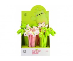 Ручка шариковая Maxi Dooro Bear гелевая синяя ассорти (Z19185)