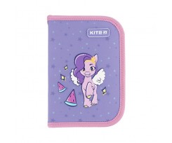 Пенал з наповненням Kite My Little Pony 1 відділення 2 відвороти фіолетовий (LP24-622H)