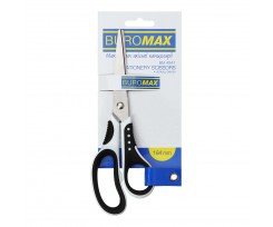 Ножиці Buromax 164 мм з гумовими вставками (BM.4541)