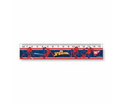 Линейка Yes Marvel.Spiderman 15 см прозрачная (370614)