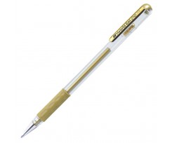 Ручка гелева Pentel гибрид, 0.4 мм, золото (K118-Х)