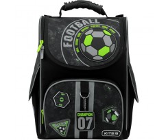 Рюкзак шкільний каркасний Kite Education Champion 35х25х13 см чорний (K22-501S-6)