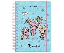 Блокнот на спирали Kite tokidoki A5 80 листов клетка (TK24-190)