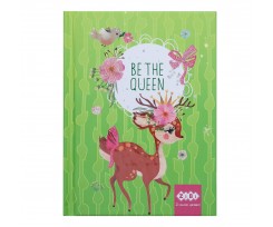 Блокнот Zibi Be The Queen А6 64 листа клеточка салатовый (ZB.12713-15)