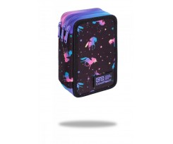 Пенал з наповненням COOLPACK JUMPER 3 TRIPLE DECKER  DARK UNICORN 19,5х12,5х6,5см (C67234)