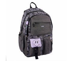 Рюкзак Yes Anime Smiley World 43x30x16 см 21 л серый (559988)