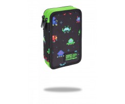 Пенал з наповненням COOLPACK JUMPER 2 DOUBLE DECKER PENCIL CASE PIXELS 19,5х12,5х5см (C66233)