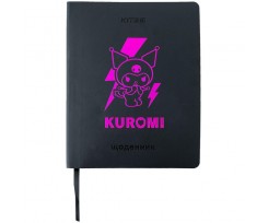 Щоденник шкільний Kite Kuromi A5+ 48 аркушів (HK24-283)