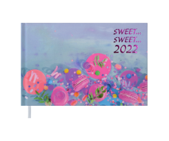 Щотижневик датований Buromax Sweet 2022 А6 128 аркушів лавандовий (BM.2765-39)