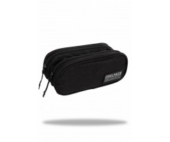 Пенал COOLPACK CLEVER TWO ZIP PENCIL POUCH BLACK 8х22х9см (C65258)