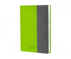 Щоденник датований Optima 2022 А5 352 сторінки зелено-сірий (O26148)