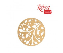 Набір підставок під чашки ROSA TALENT Флора МДФ Коло Д 10 мм 2 шт (286000011)