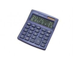 Калькулятор бухгалтерський Citizen 124х102х25мм 12 розрядний синій (SDC 812NRNVE)