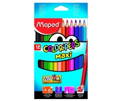 Олівці кольорові Maped Color Рeps Jumbo 4.7 мм 12 кольорів асорті (MP.834010)