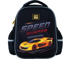 Рюкзак шкільний GoPack Education Speed Hunter 34.5х26х12.5 см 12 л чорний (GO24-165S-3)