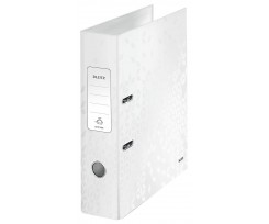 Папка-реєстратор Leitz Wow А4 80 мм білий металік (1005-00-01)