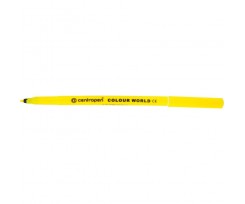 Фломастер Centropen 1-2мм, 1шт, жовтий (7550/05)