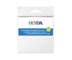 Клеючі квадратики 3-D Heyda двосторонні 5х5х3 мм 361 шт (204889003)