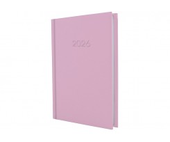 Дневник датированный 2026 Economix Satin A5 336 страниц розовый (E21612-09)