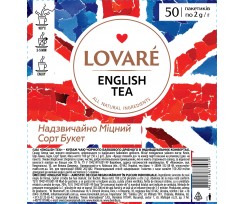 Чай Lovare English tea 50 пакетиков черный (lv.72939)