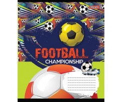 Тетрадь 1 Сентября Play the champs А5 12 листов коса линия (765337)