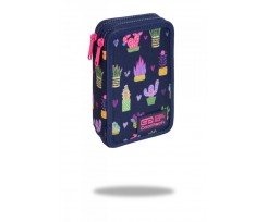 Пенал з наповненням COOLPACK JUMPER 2 DOUBLE DECKER PENCIL CASE CACTUS 19,5х12,5х5см (C66237)