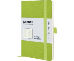 Книга записна Axent Partner Soft Skin125х195 мм клітинка 96 аркушів салатовий (8616-09-A)