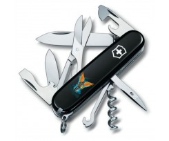 Складаний ніж Victorinox Climber Ukraine 14 функцій чорний (Vx13703.3_T1061u)