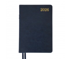 Дневник датированный 2026 Leo Planner City A5 368 страниц синий (252667)