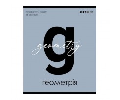 Зошит предметний Kite Letters А5 48 аркушів клітинка геометрія (K24-240-3)