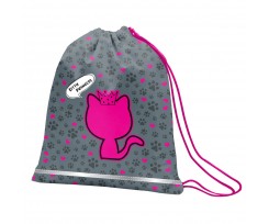 Сумка для взуття Smart Meow 41x36 см сірий (559058)