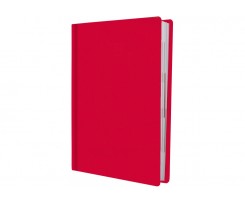 Ежедневник недатированный Economix Cabinet Square А5 320 страниц красный (O25438-03)