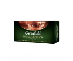 Чай чорний 25 х 2г пакетований English Edition GREENFIELD (gf.106138)