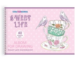 Альбом для малювання Cool for school Nature A4 40 аркушів(CF60904-03)