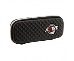 Пенал Сool For School з тисненням 9.5x20x3 см чорний (6579-black)