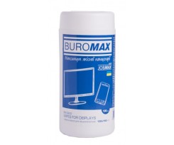 Салфетки для экранов и оптики Buromax 100 штук (BM.0802)