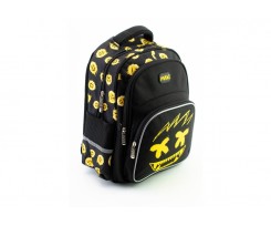 Рюкзак школьный Maxi 38х28х17 см 13 л черный (MX86237)