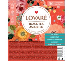 Чай Lovare асорті 50 пакетиків чорний (lv.78146)