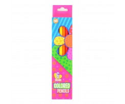 Олівці кольорові YES Happy colors 6 кольорів (290400)