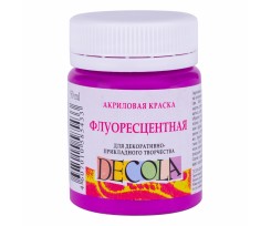 Фарба акрилова ЗХК Декола 50 мл фіолетова середня флуоресцентна (352080)