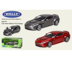 Машина металлическая Welly Aston Martin V12 Vantage 1:24 (24017W)