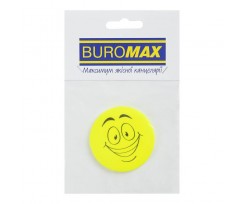Значок светоотражающий Buromax Смайл желтый (BM.9740)