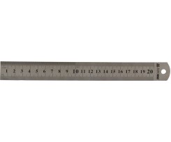Линейка Buromax стальная 20 см серый (BM.5810-20)