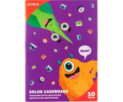 Картон цветной Kite Jolliers А5 двусторонний 10 листов 10 цветов (K20-289)