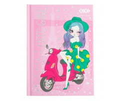 Блокнот Zibi Cute Girl А6 64 листа клеточка розовая (ZB.12715-10)