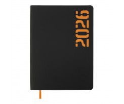 Дневник датированный 2026 Buromax Neon A5 336 страниц оранжевый (BM.21153-11)