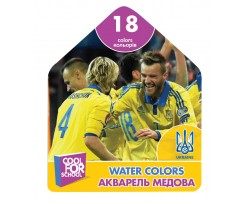Фарби акварельні  Cool For School FFU, 18 кольорів, без пензлика, асорті (FF00676)