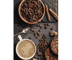 Картина по номерам Идейка Душистый кофе 30х40 см (KHO5644)