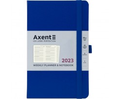 Щотижневик Axent Partner Strong 125x195 мм 96 аркушів синій (8505-23-38-A)