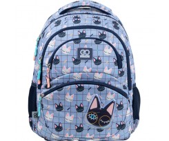 Рюкзак шкільний GoPack Education Funny cats 39x29.5x12 см 17 л (GO22-175M-3)